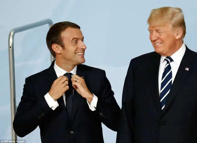 emmanuel macron donald trump