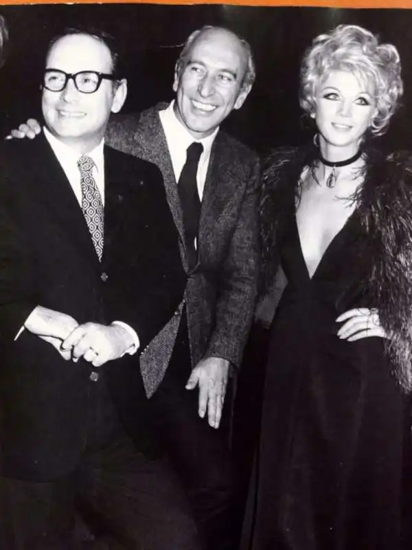 Erna Sheurer con Ennio Morricone e Giuliano Montaldo