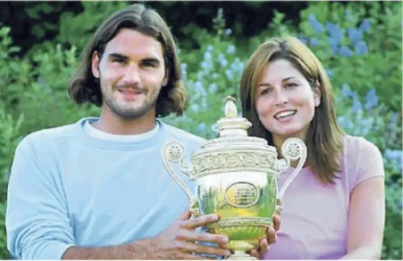 FEDERER CON LA MOGLIE