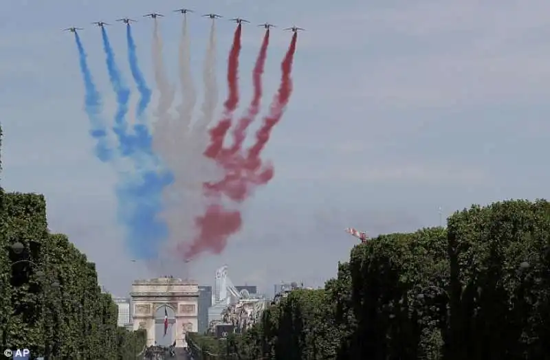 frecce tricolori a parigi