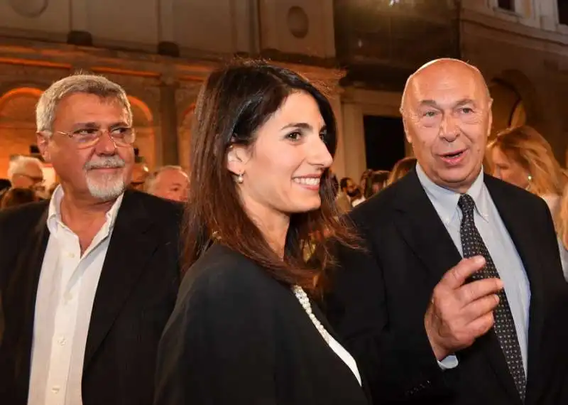 giuseppe di piazza la sindaca virginia raggi   paolo mieli