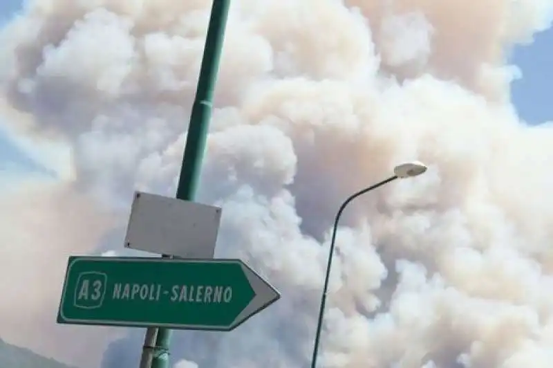 incendi sul vesuvio     