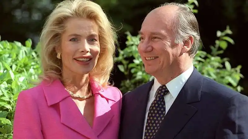 karim aga  khan iv e gabriele thyssen