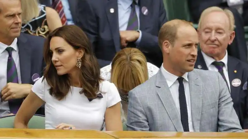 kate middleton e william d inghilterra a wimbledon