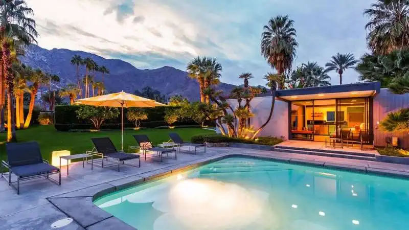 la casa di leonardo di caprio a palm springs