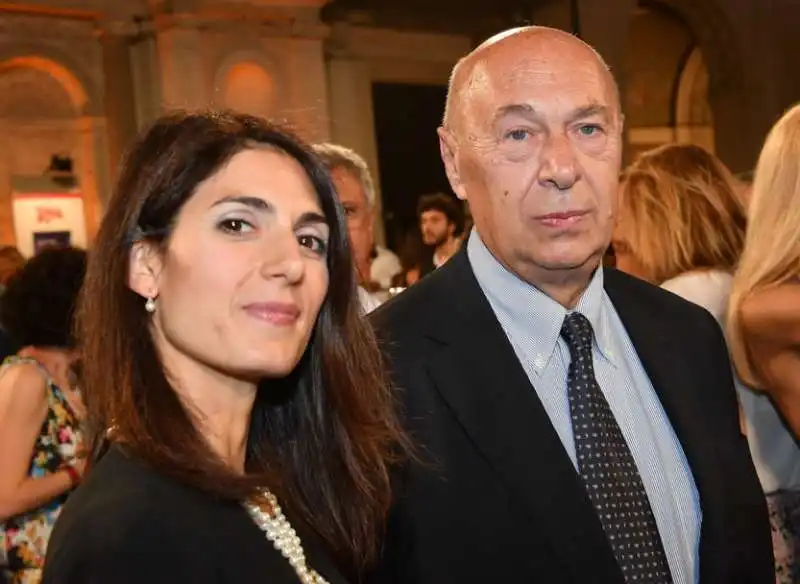 la sindaca raggi e paolo mieli (2)