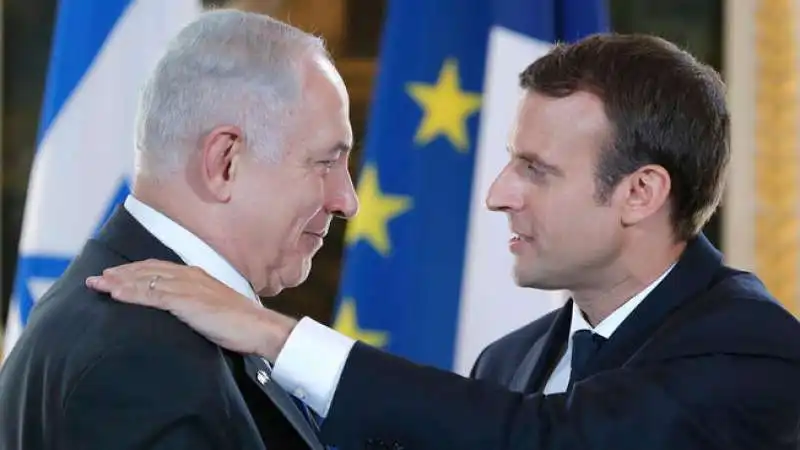 macron netanyahu