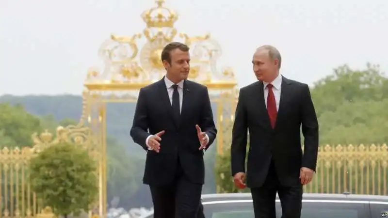 putin macron