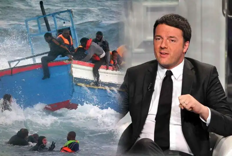 RENZI E I MIGRANTI