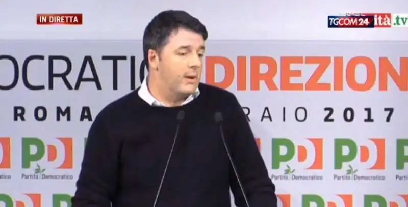 RENZI PD STREAMING