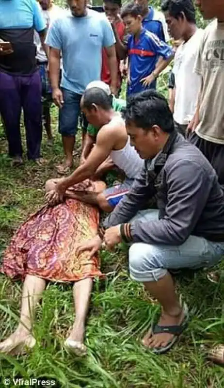 syarifuddin ucciso dal coccodrillo