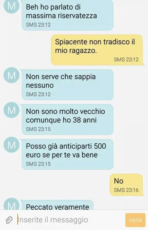 UDINE - PROPOSTA INDECENTE PER UN LAVORO 2 DI 3