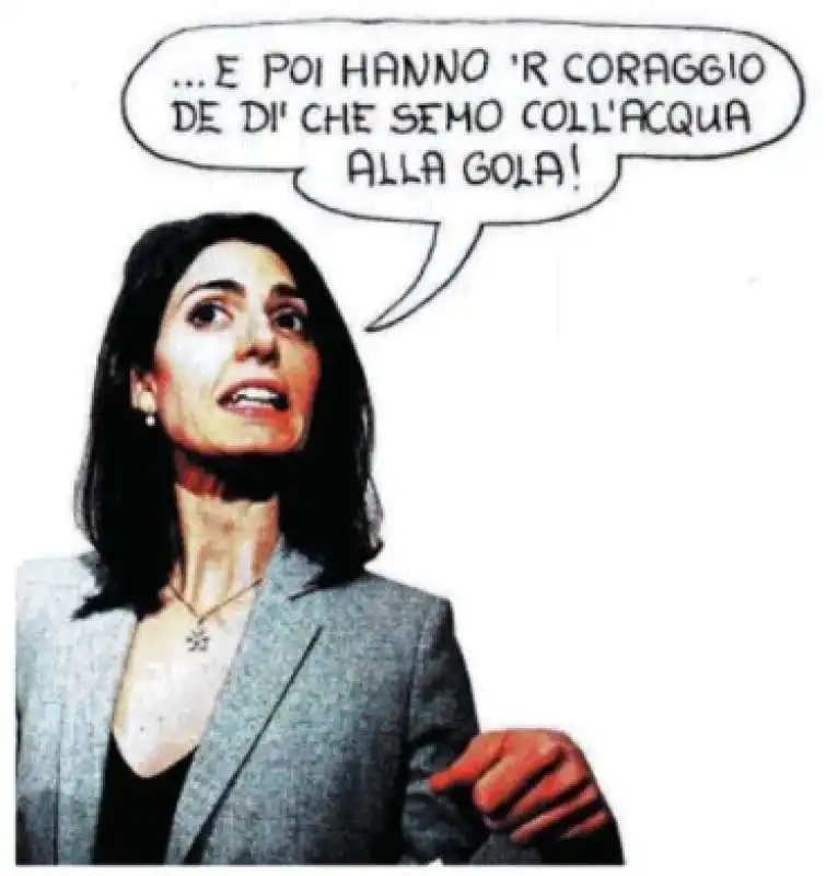 virginia raggi acqua siccita