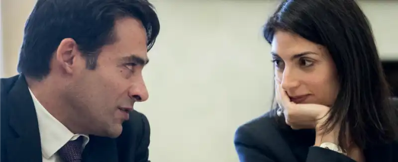 VIRGINIA RAGGI  E ANDREA MAZZILLO