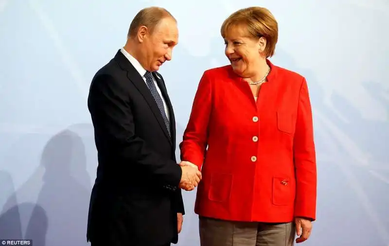 vladimir putin  angela merkel