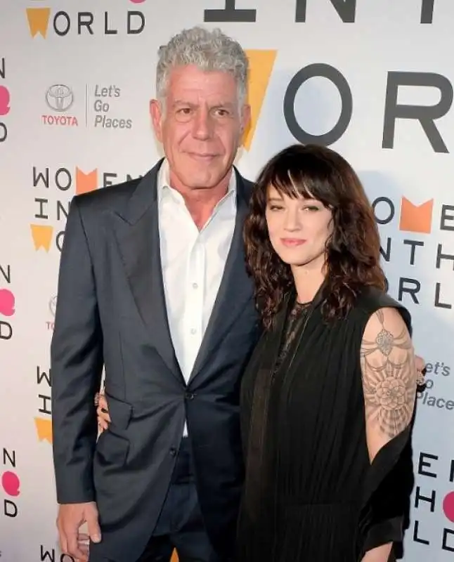 bourdain e argento