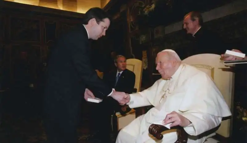 brett kavanaugh con papa giovanni paolo ii