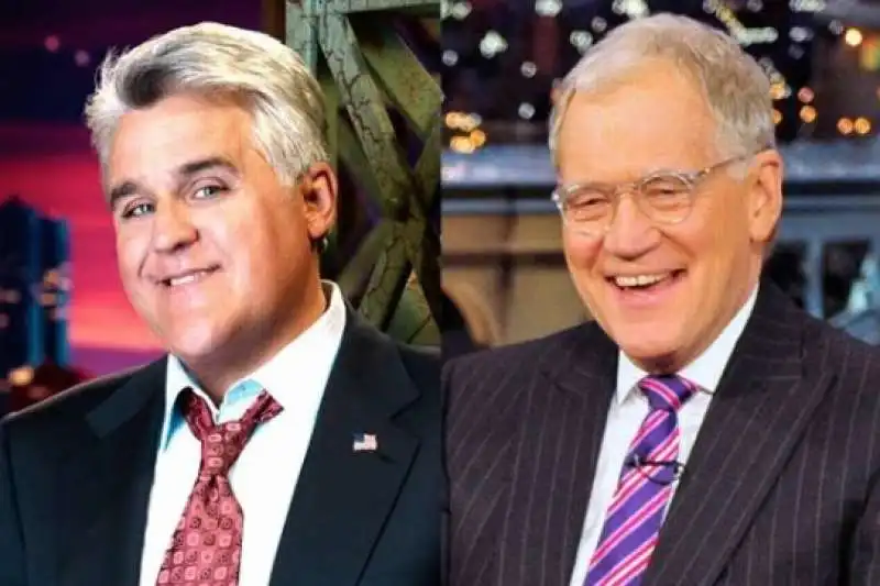 david letterman e jay leno