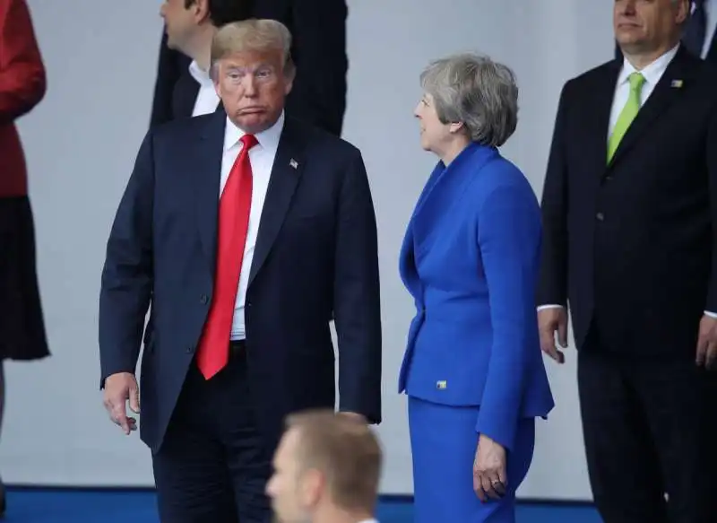 donald trump theresa may