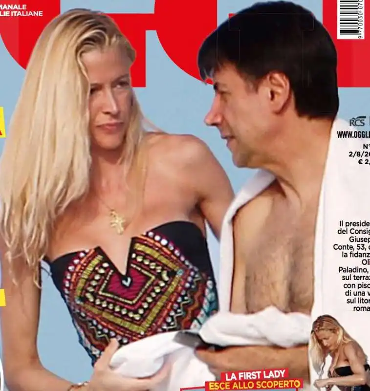 GIUSEPPE CONTE E OLIVIA PALADINO