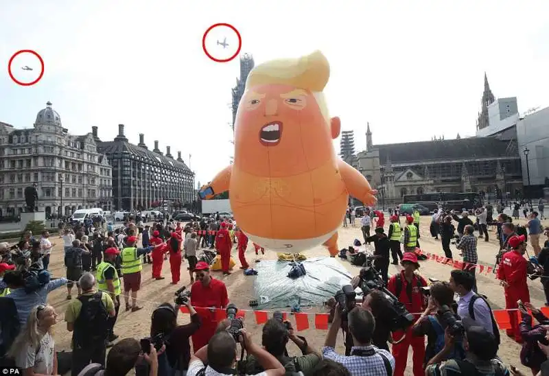 il pallone trump su londra