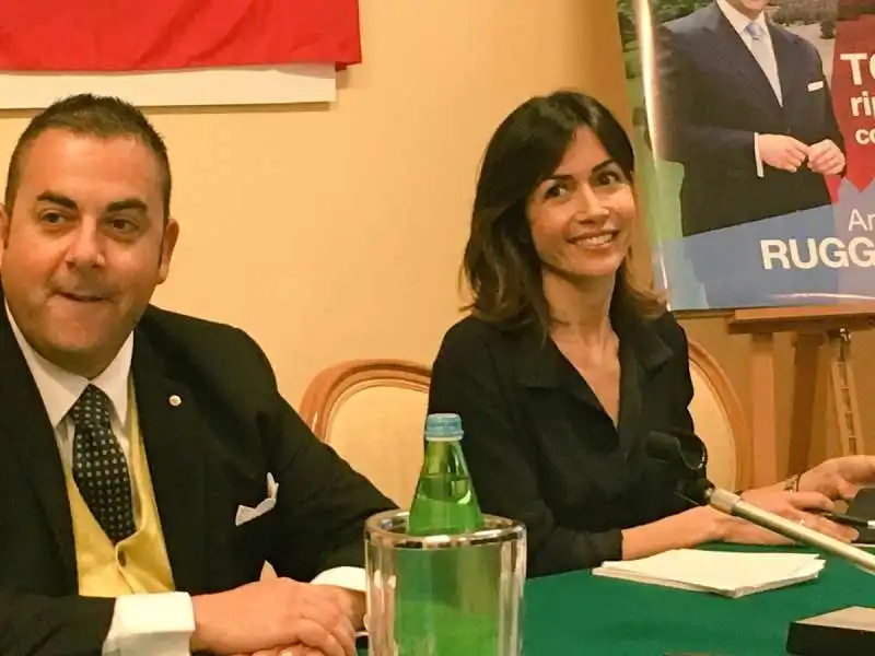 il sindaco di todi antonino ruggiano con mara carfagna