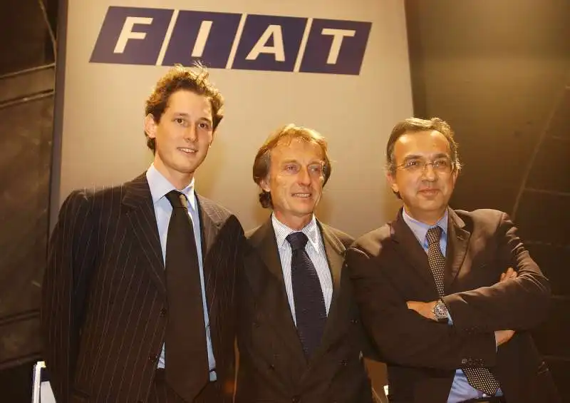 JOHN ELKANN - MONTEZEMOLO - SERGIO MARCHIONNE