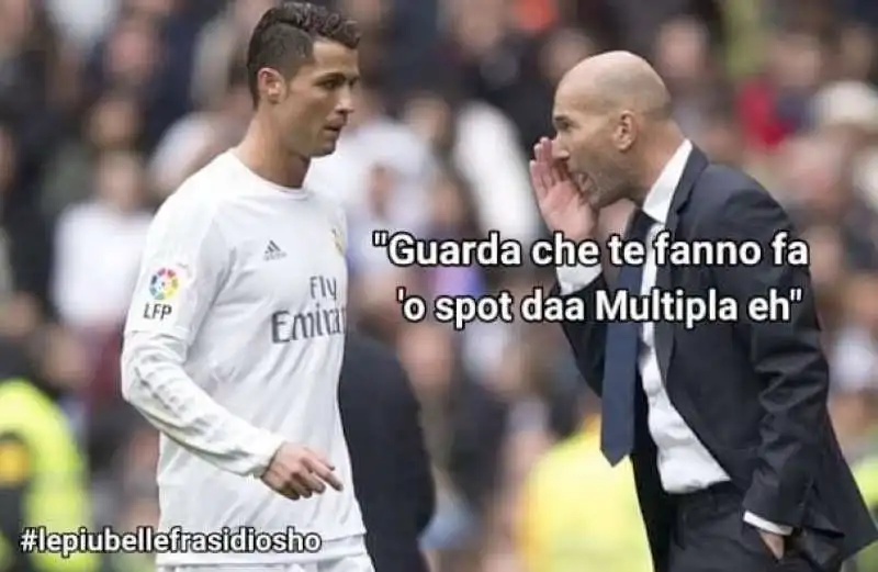 l avvertimento  di zidane