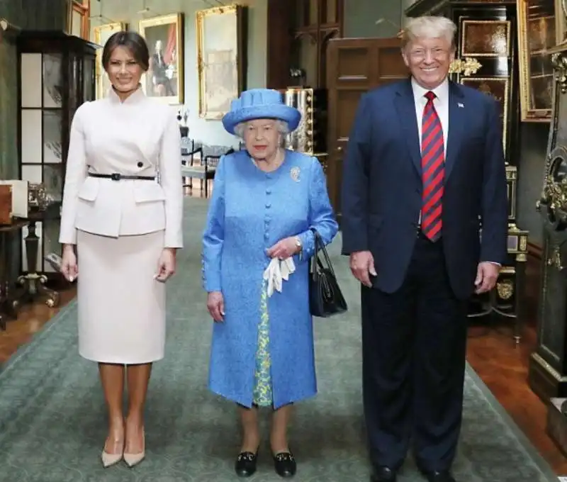 la regina e i trump