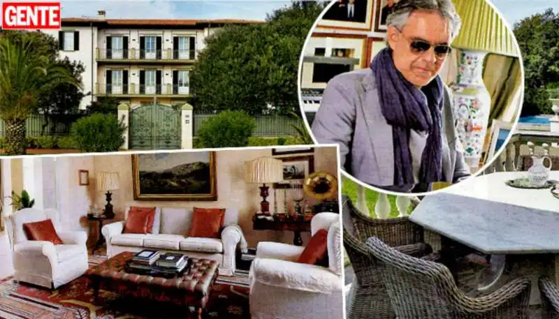 LA VILLA DI LUSSO DI ANDREA BOCELLI