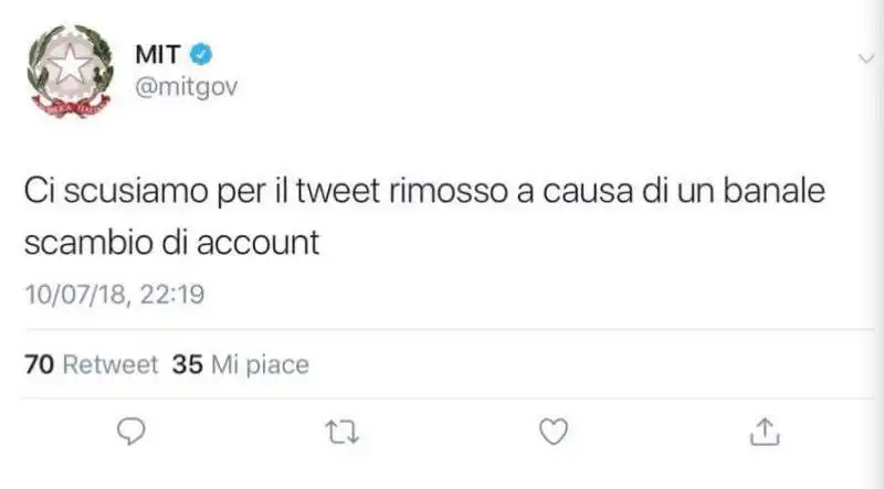 le scuese del ministero di toninelli