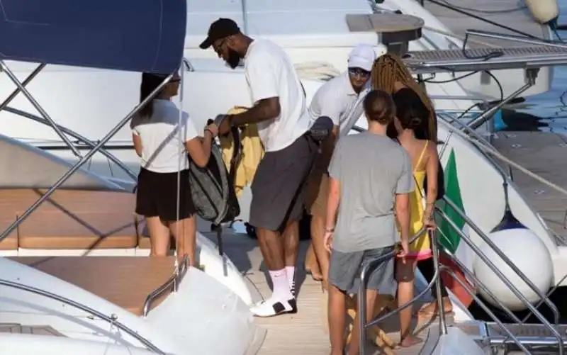 lebron  james a positano 