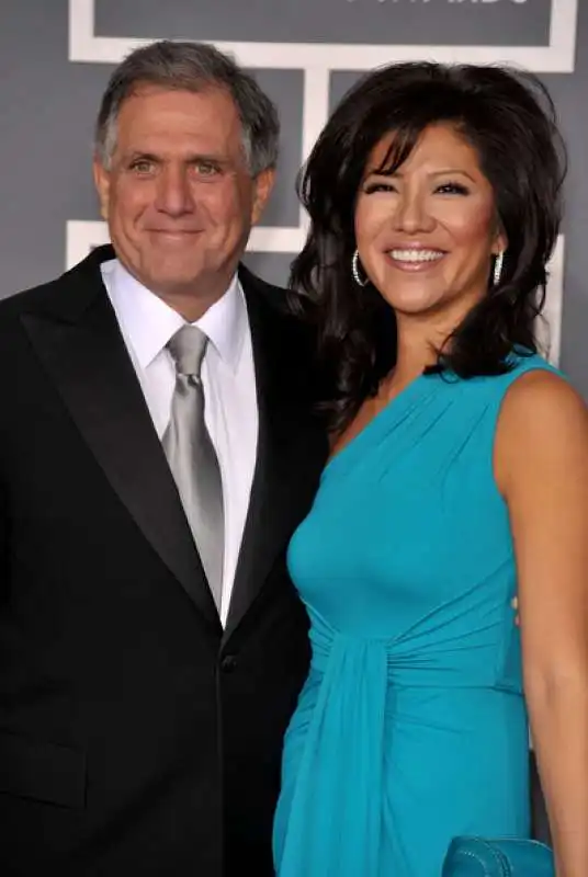 leslie moonves e la moglie julie chen