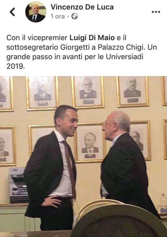 luigi di maio vincenzo de luca