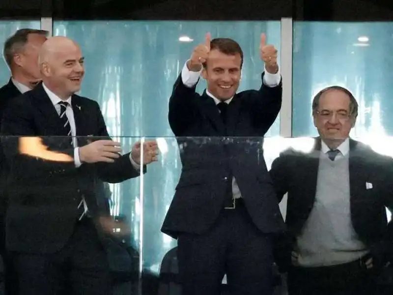 macron infantino francia belgio