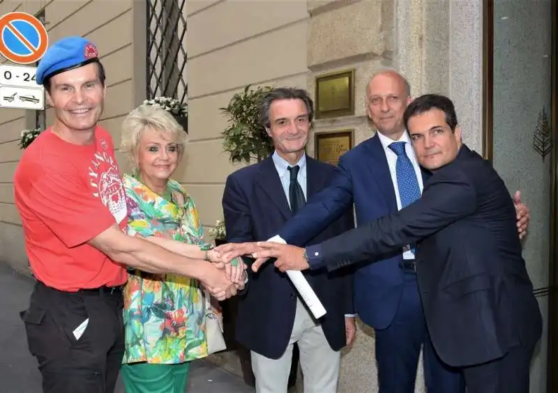 mario furlan, daniela javarone, pietro marrapodi,marco bussetti, attilio fontana