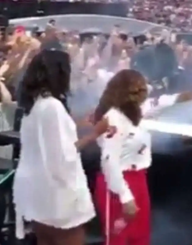 michelle obama al concerto di beyonce e jay z 4