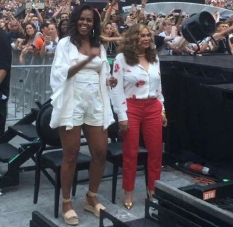 michelle obama al concerto di beyonce e jay z 7