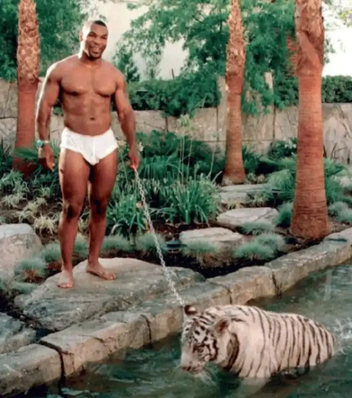 MIKE TYSON CON LA TIGRE