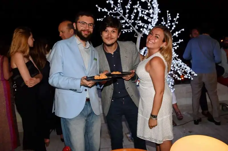 riccardo panzetta, alessandro berrettoni e federica macagnone 