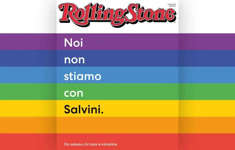 ROLLING STONE - IL MANIFESTO CONTRO SALVINI