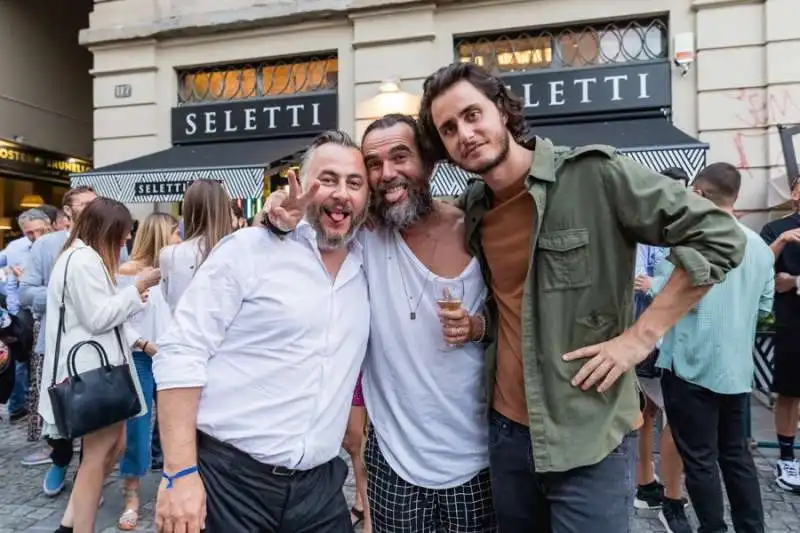 seletti   pinna paolo dalla mora   stefano seletti   charley vezza foto antinori