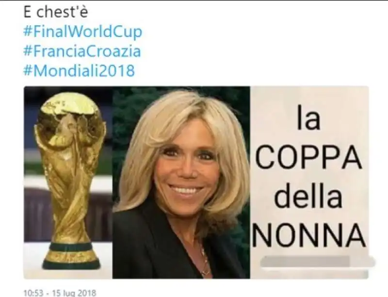 tweet e meme dopo la finale del mondiale francia croazia 14   brigitte macron