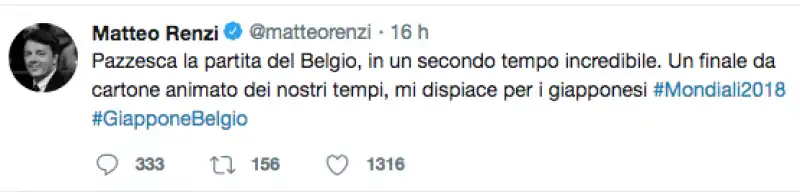 tweet renzi