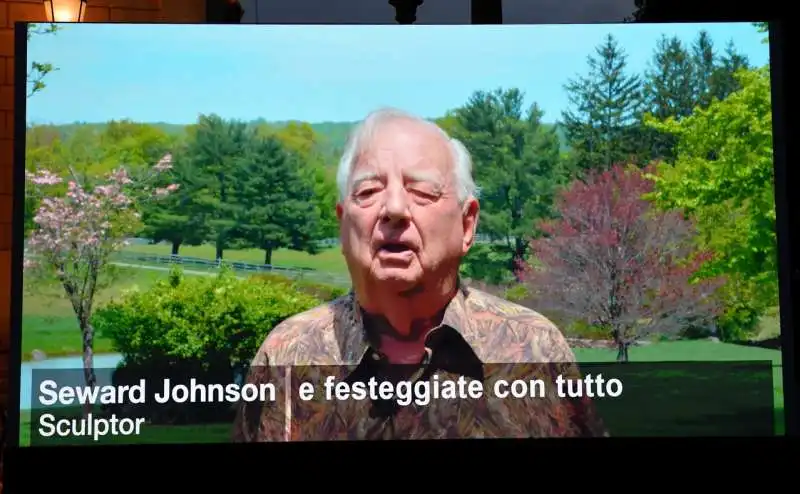 video messaggio di seward johnson