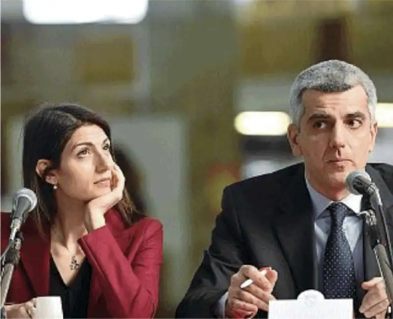 VIRGINIA RAGGI ADRIANO MELONI