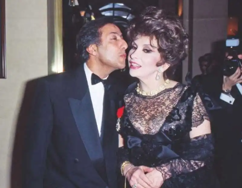 adirano aragozzini e gina lollobrigida