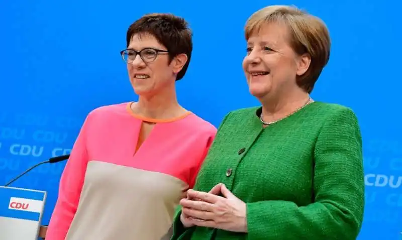 angela merkel annegret kramp karrenbauer 2