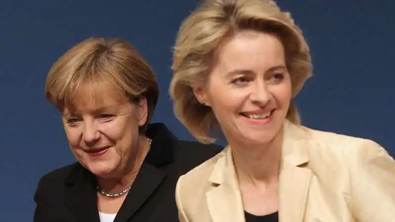 angela merkel ursula von der leyen