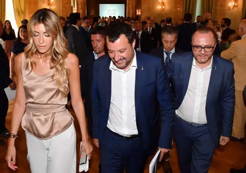 annalisa chirico matteo salvini massimiliano capitanio  foto di bacco